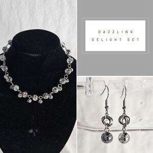 Elegant Silver Jewelry Set